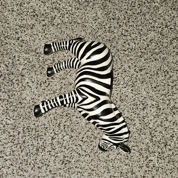 Vintage PartyLite African Zebra With Glass Candle Holder - Picture 6 of 6